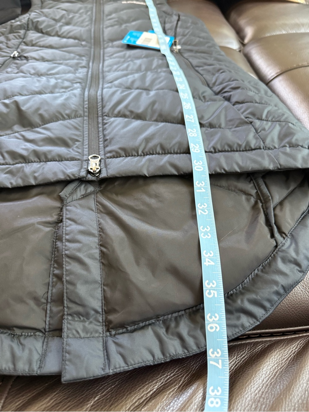 NWT Columbia Heavenly Long Vest Black Omni-Heat Puffer Insulated Size S - Picture 12 of 12